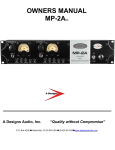 A-Designs MP-2A Series Specifications