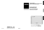 Clarion VMA8582 Owner`s manual