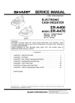 Sharp YO-470 Service manual