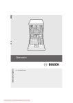 Bosch SMV 65T00 Specifications