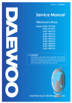 Daewoo KOC985T Service manual
