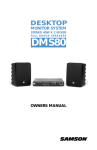 Samson DMS80 Specifications