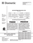 Dometic 520316.501 Operating instructions