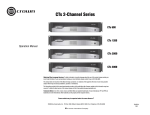 Crown CTs Series Instruction manual