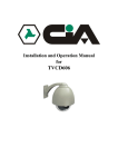 CiA TVCD606 Technical data