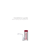 Quooker PRO7-VAQ E Installation guide