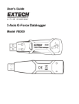 Extech Instruments VB300 User`s guide