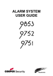 Cooper Security 9751 User guide