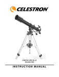 Celestron FirstScope 90AZ Instruction manual