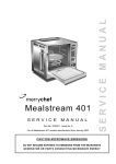 Merrychef Mealstream 500 Service manual