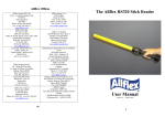 Allflex AFX-100 User manual