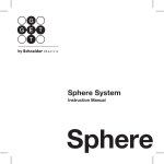 Schneider Electric Sphere Instruction manual