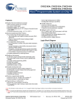 Cypress Semiconductor CY8C21234 Datasheet