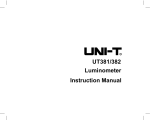 UNI-T UT382 Instruction manual