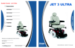 Pride Mobility JET1 Owner`s manual