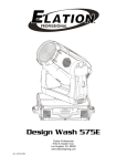 Elation Power Wash 575E Specifications