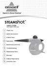 Bissell Steam Shot 16Q1E SERIES User`s guide