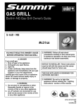 Weber Summit S-640-NG Owner`s manual