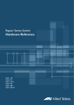 Allied Telesis Rapier 16F-FX Specifications