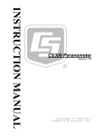 Campbell CS300 Instruction manual