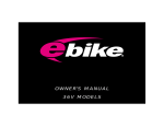 E-Bike 36V Specifications