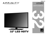 Affinity LE3261 User`s manual