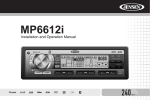 Audiovox mp6512i Specifications