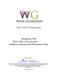 Wine Guardian Through-the-Wall Specifications