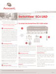 Avocent SwitchView Installation guide