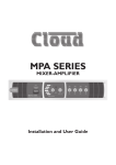 Cloud MPA SERIES User guide