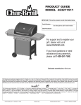Char-Broil 463211511 Product guide