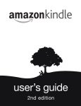 Amazon KINDLE - 2ND EDITION User`s guide
