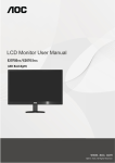 AOC e2070Swn Installation guide