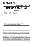 Magnavox 22ME601B Service manual