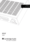 Cambridge Audio azur 551R User`s manual