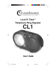 ClearSounds CL1 User`s guide