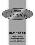 Yamaha Clavinova CLP-153 Specifications