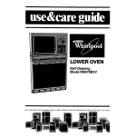 Whirlpool RM278BXV Use & care guide
