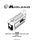 Midland Radio ER300 Owner`s manual