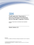 Tivoli® Application Dependency Discovery Manager
