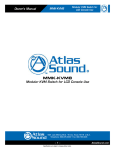 Atlas MMK-KVM8 Owner`s manual