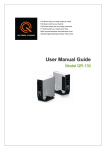 Multimedia Standard QR-130 User manual