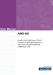 Advantech AIMB-580 User manual