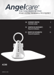 Angelcare Movement Monitor Instruction manual