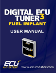 ECU Master TUNER3 Service manual