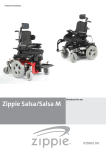 Zippie Salsa M Owner`s manual