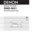 Denon UD-M31 Operating instructions