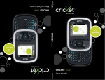 Cricket TXTM8 User guide