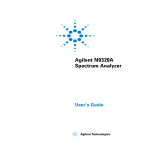 Agilent Technologies N9320A User`s guide