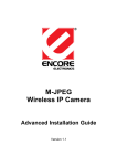 Encore M-JPEG Installation guide